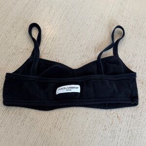 Dolce & Gabbana Black Strappy Bralette